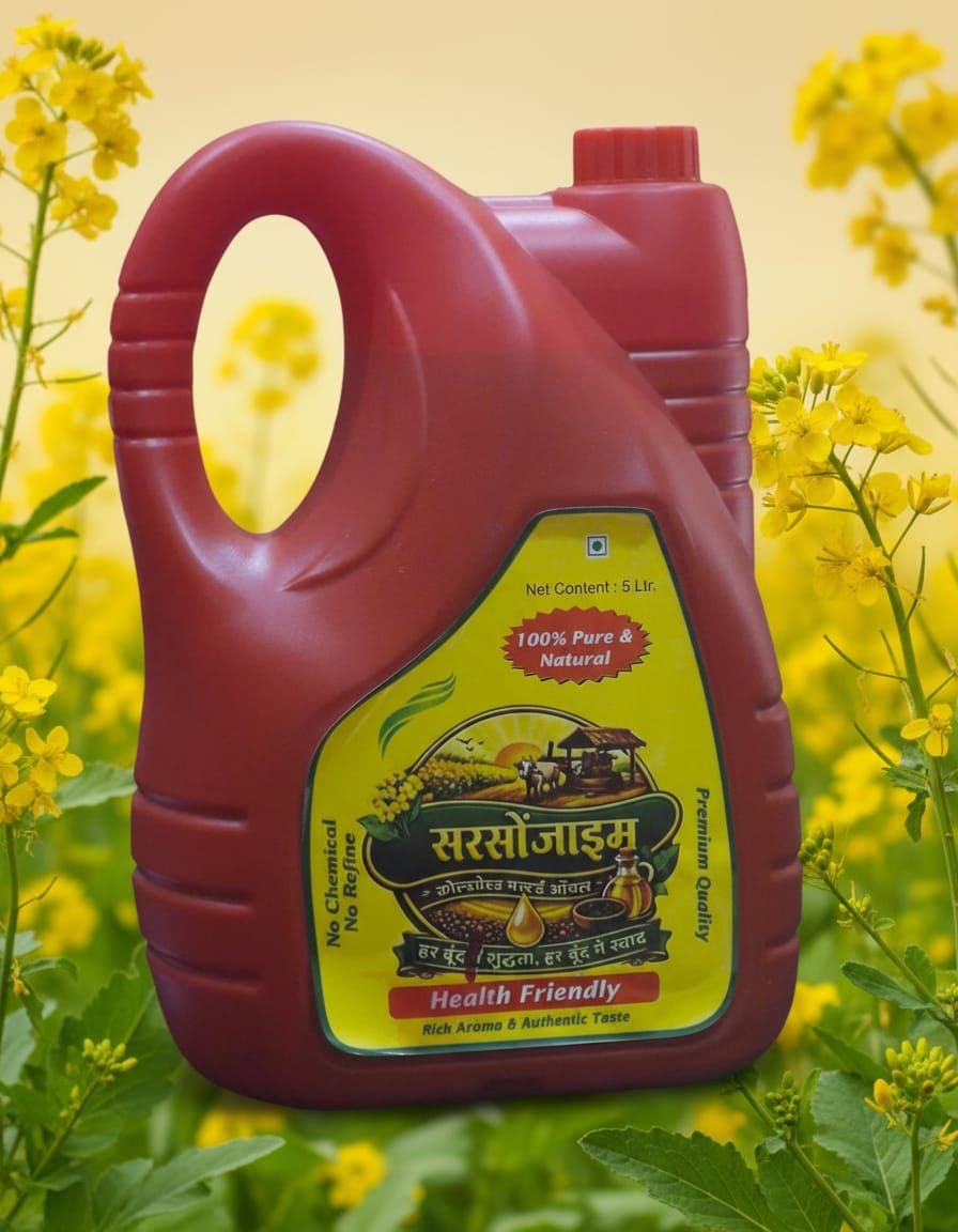 SarsonZyme 5 Litre Mustard Oil